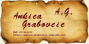 Ankica Grabovčić vizit kartica
